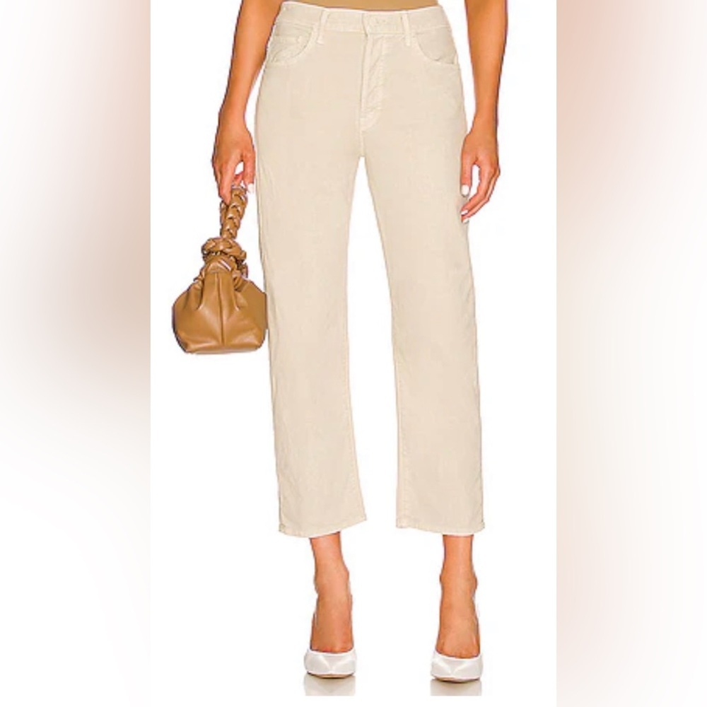 Mother The Ditcher Crop Jeans Chalk It Up | Size 26